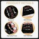 2 x Jumbo Farewell Greeting Card With Envelope for Coworkers, Good Luck Retirement Card Guest Book We Will Miss You Guest Signature Book for Going Away Party Decorations (Black)