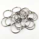 20 Pack Loose Leaf Binder Rings,1.58" Diameter- Nickel Plated Steel Rings for Office, School, and Home Use - Securely Bind Documents, Keychains, and More (1.58 Inch Diameter)