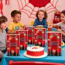 3 x KMZFPYJ 50 Pcs Spider Party Favor Goodie Bags Decorations, Plastic Hero Gift Bags with Handles, Spider Candy Bag for Gifts Wrapping and Kids Birthday Party Supplies