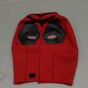 Zadin Red Superhero Cosplay Mask  Realistic Full Face Costume Mask for Halloween, Dress-Up, Disfraz Adult & Teens +14