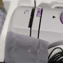 Sewing Machine with Extension Table, Mini Sewings Machines Portable Electric Sewing Machine, 12 Stitches Sewing Machines with LED Light, Sewings Accessory Kit, Ideal for Clothing, Pillowcases, Sheets (White)