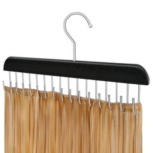 Hair Extension Holder - Professional Full Length Weft Styling Tool for Multi-Layer Hair Washing, Drying, Coloring, Styling & Storing (Black)