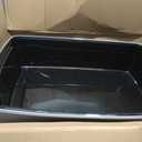IRIS USA XX-Large High Sided Cat Litter Box, Scatter Shield, Black