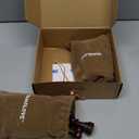 Vamslove Wooden Chess Pieces Large 4.5'' King Set of 32 Luxury Staunton Wood Chessmen for Chess Game Board (Chess Pieces Only), Velvet Storage Bags Included