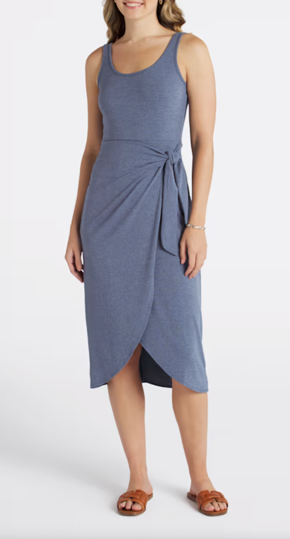 Nine Britton Amber Knit Midi Wrap Dress, Small Nine Britton Amber Knit Midi Wrap Dress, Small