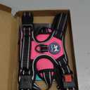 PoyPet No Pull Dog Harness, No Choke Front Lead Dog Reflective Harness, Adjustable Soft Padded Pet Vest with Easy Control Handle for Small to Large Dogs(Pink, Medium)