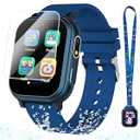 Waterproof Smart Watch for Kids Toys for Boys Age 5-12 with 32 Games, Dual Camera, Habit Tracking, Music Player, Video, Alarm Clock, HD Touchscreen Kids Smart Watch Birthday Gift for 3-12 Year Old