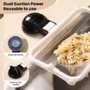 Sink Food Catcher with 200 Pcs Kitchen Sink Strainer Mesh Bags, Sink Strainer Basket for Inner & Outer Sink Use, Food Waste & Debris Filter
