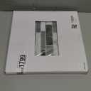 DEWOO Kitchen Backsplash Self Adhesive Wall 3D Marble Tiles Peel and Stick Bathroom, Black Mosaic (10-Sheet, 12"12") (Gray)