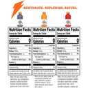 Gatorade G Zero Sports Drink, Fruit Punch, Orange, Grape Variety Pack, 12 Fl Oz (Pack of 18) (EXP 04/27/26)