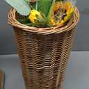 Riceshoot 4ft Large Artificial Sunflower with Woven Basket