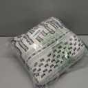 INK+IVY Rhea 100% Cotton Duvet Set Mid Century Modern Boho Design, All Season Comforter Cover Bedding Set, Matching Shams, Full/Queen, Geometric Clipped Jacquard Ivory 3 Piece