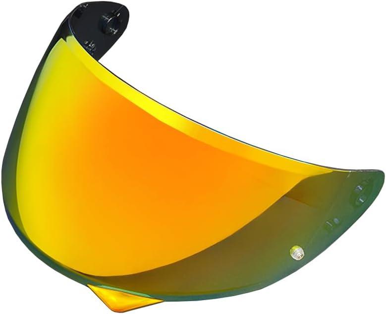 HJ-34P Helmet Visor Replacement for HJC C10.Motorcycle Helmet Shield UV Protection Compatible with HJC C10 (Revo Deep Red)