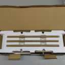 UME 3 Pack Cordless Table Lamp, Battery Operated Lamp - Portable Waterproof Rechargeable Table Lamp w/ 3 Color Temps & Stepless Dimming for Dinner, Desk, Cafe, Outdoor (Brushed Gold)