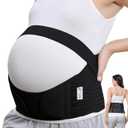 NeoTech Care Pregnancy Belly Band Maternity Belt, Back/Abdomen/Waist/Pelvis Support (Size XXL, Black Color)