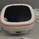 Portable Washing Machine, Mini 16L Foldable Washer and Dryer with 3 Modes Deep Cleaning, Upgraded Small Collapsible Laundry for Hotel, Apartment, Home and Travel - Pink