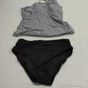 ZAFUL Two Piece Tankini Swimsuit for Women High Waisted Tummy Control Bathing Suit Double Up Tankini Set M