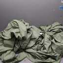BRILLMAX 6 Pack Sage Green Round Tablecloths 132 Inch for 72" Tables