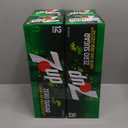 Set of 4 Pack, Zero Sugar 7-Up Soda, 12 Oz., Pack of 12, BB DEC 2625