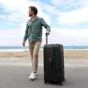 Traveler's Choice Maxporter II Polycarbonate Hardside Trunk with Spinner Wheels, Black, 31-Inch Large Trunk | Luggage, Spinner, Trunk
