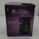 Mr. Coffee 12-Cup Switch Coffee Maker Black: Electric Drip Coffee Machine, 60 oz Capacity, Dishwasher-Safe Parts