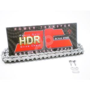 JT Chain JTC428HDR134SL (428 Series) Black Steel 134 Link Heavy Duty Non O-Ring Chain with Connecting Link