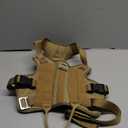 Heavy Duty Tactical Dog Harness for Large Dogs, No Pull Adjustable Pet Harness Reflective Service Training Easy Control Pet Vest Military K9 Working Dog Harnesses, Army Yellow, L (L: 45-80 lbs (Chest: 23.6-41.7", Neck: 15-27.5"))