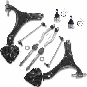 10Pcs Front Lower Control Arm Ball Joints Tie Rod Sway Bar Suspension Kit fir for 2013-2017 Honda Accord