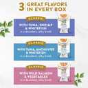 Purina Fancy Feast Lickable Wet Cat Food Broth Complement Classics Collection Variety Pack - (Pack of 12) 1.4 oz. Pouches (EXP 01/01/28)