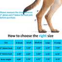 Dog Leg Brace for Back Leg, Canine Hock Brace for Rear Legs with Dual Metal Strips, Joint Warps Strong Support Help for Hind Leg Injuries Sprains Arthritis Torn ACL, M(1Pair)
