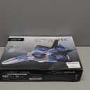 4DRC V39 Foam Remote Control Airplanes RC Planes with Camera,RC Airplane Fighter Jet with Light,Gravity Control, Auto-Follow, Trajectory Flight,One Key Take Off, 2 Batteries,Blue