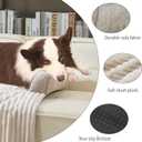 WINDRACING Luxury Dog Couch Bed, Washable Calming Dog Couch Cover, Couch Protector for Dogs, Waterproof Sofa Bed, Pet Bed Mats for Sofa, Pet Sofa Covers (Beige Large 41x37x5inch)