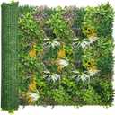 Artificial Greenery Grass Wall Panels: 60'' x 120'' UV-Anti Faux Greenery Ivy Privacy Fence Screen Backdrop Boxwood Vine Leaf Hedges for Patio, Balcony, Garden, Green Decor