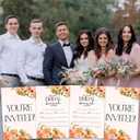 5 x Citrus Bridal Brunch Invitations, Orange Bridal Shower Invitations, Bright Floral Wedding Invitations with Envelopes for Bridal Shower Wedding Engagement, Bride-To-Be Party Supplies -07