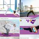 StillCool TPE Yoga Mat Non Slip Fitness Exercise Mat High Density Padding to Avoid Sore Knees, Perfect for Yoga, Pilates and Fitness, Anti - Tear, Sweat - Proof, 1/4 Inch Thick