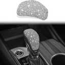 Bling Interior Accessories Gear Shift Knob Cover Trim Fit for Nissan Sentra Altima Kicks 2019 2020 2021 2022 2023.