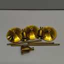 Candlestick Holders Taper Candle Holders, Set of 3 Candle Stick Holders Set, Brass Gold Candlestick Holder Set, Vintage Modern Decorative Centerpiece for Table Mantel Wedding Housewarming Gift