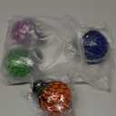 Bingole 4PCS Randomly Mesh Squishy Balls Stress Relief Squeeze Grape Balls Relieve Pressure Balls