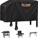 Enzeno Grill Cover for Blackstone 22and 28Single Shelf Griddle CoverGriddle Accessories Grill Cover for Outdoor Grill Waterproof and Windproof 44x22x25inch Black