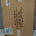 DOLLAR BOSS Bulletin Boards with Linen 1-Pack 16''X 12'' Double-Sided Cork Board for Walls Wood Framed Bulletin Boards, Small Pin Board for Home Kitchen Office Decorative Hanging 10 Pushpins (White)