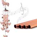 Dachshund Wind Chimes - Christmas Decorations,Garden Gifts for Women,Patio & Nursery, Memorial Day Gifts for Mom/Wife/Daughter, Whimsical Yard Decorations with Soothing Tones