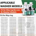 MVWB835DW4 MVWB755DW0 MVWB765FC2 MVWB765FC3 MVWB765FW2 MVWB765FW3 MVW8230HC0 Washer Water Inlet Valve Fit for May-tag Bra-vos XL MVWB766FW1 MVWB765FW0 MVWB865GW0 MVWB855DC2 MVWB835DW3 MVWB835DW0