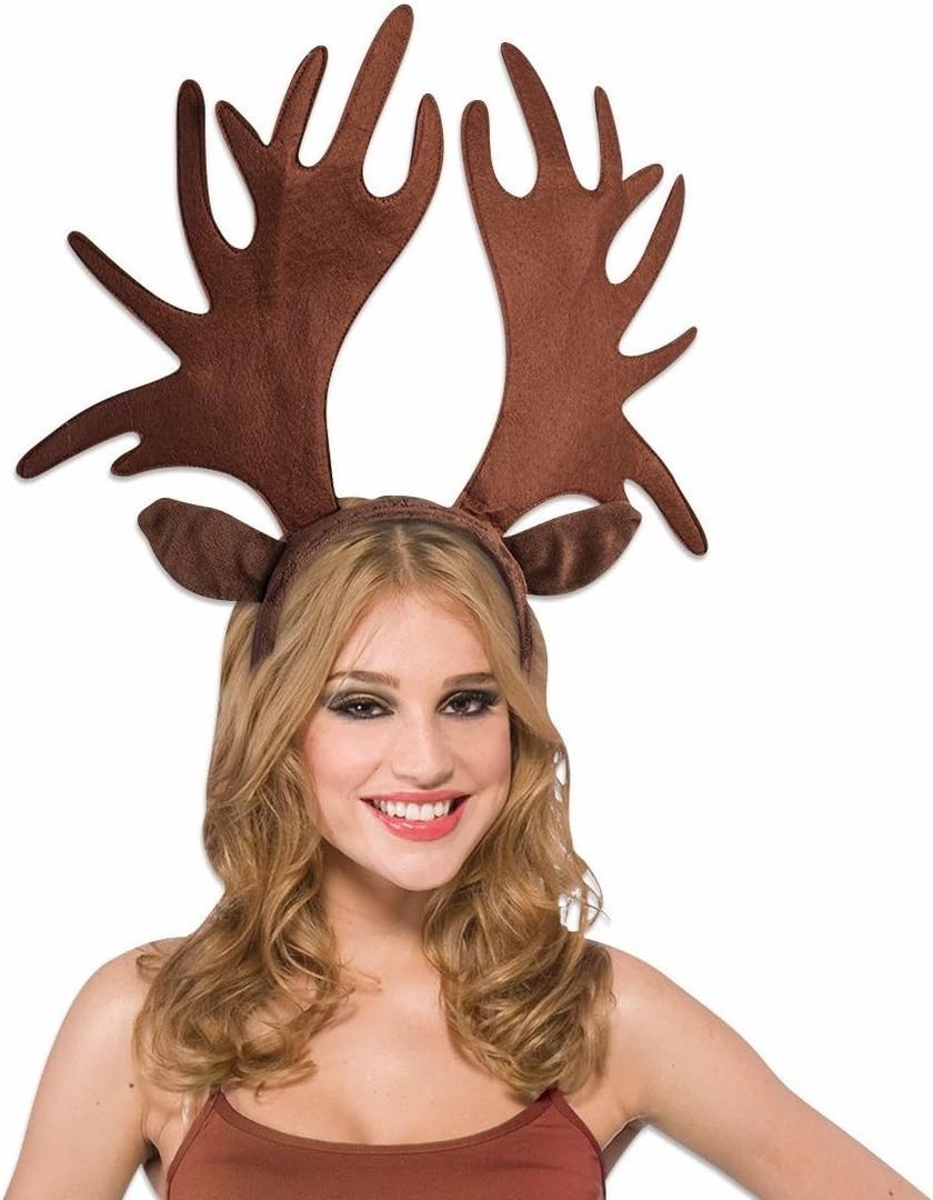 Rubies Adult Jumbo Moose Antlers Headband Costume Accessory for Themed Parties and Halloween