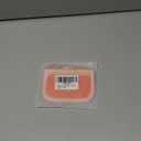 Babysun Mini Rfid Card Holder Slim Wallet with Change Zipper Pocket/3 Card Slots/Key Ring, Small Wallet Thin Credit Card Wallet for Women & Men (Pink Orange)