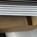 10 Pack 12"x9"x3" inch Small Shipping Boxes White Corrugated Cardboard Box for Small Business, Mailer, Shipping, and Packing