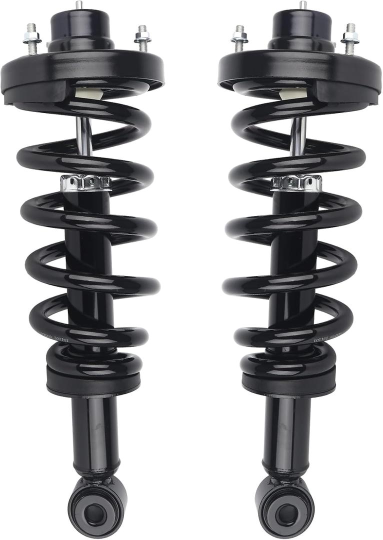 Autoround Pair 171139 Rear Complete Shock Absorber Compatible with 2007-2017 Ford Expedition & Lincoln Navigator, Left & Right Struts with Coil Spring Assembly