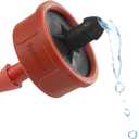 60PCS 1 GPH Pressure Compensating Drip Irrigation Spot Watering Drippers/Emitters, Self-Cleaning Constant Flow Drip Irrigation Emitters Heads Irrigation Drippers Parts for Drip Irrigation System