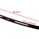 Artudatech Black CNC Cut Windshield Trim for 1996-2013 Electra Street Tri Glide FLHTC