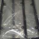 Nicunom 2 Pack Clear License Plate Covers and Frames Combo, License Plate Frame with Protector, Universal Car License Plate Shield Holder for Standard US Plates with Screws Caps