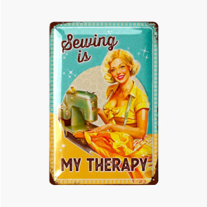 LANOLU Retro Tin Sign Sewing, Gift for Sewing Enthusiasts, Seamstresses, Funny Sayings & Shabby Chic Decoration, 11.81x7.87 Inch Iron Sign LANOLU Retro Tin Sign Sewing, Gift for Sewing Enthusiasts, Seamstresses, Funny Sayings & Shabby Chic Decoration, 11.81x7.87 Inch Iron Sign